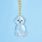 Dog Hair Collector Keychain Bag Charm Memorial Storage Box without Text Sentimental Perfect for Storing Pet Hair Gift for Dog Lovers