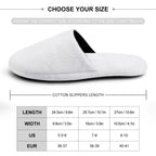 Custom Christmas Cotton Slippers Personalized Photo Gift Bag Pattern House Shoes
