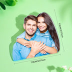 Personalized Photo Acrylic Button Charm Bogg Bag Accessories Travel Gift for Her