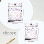 Personalized Name Book Cover with Pocket Book Cover Protector Gift for Book Lover