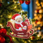 Touching Custom Photo Ornament Baby