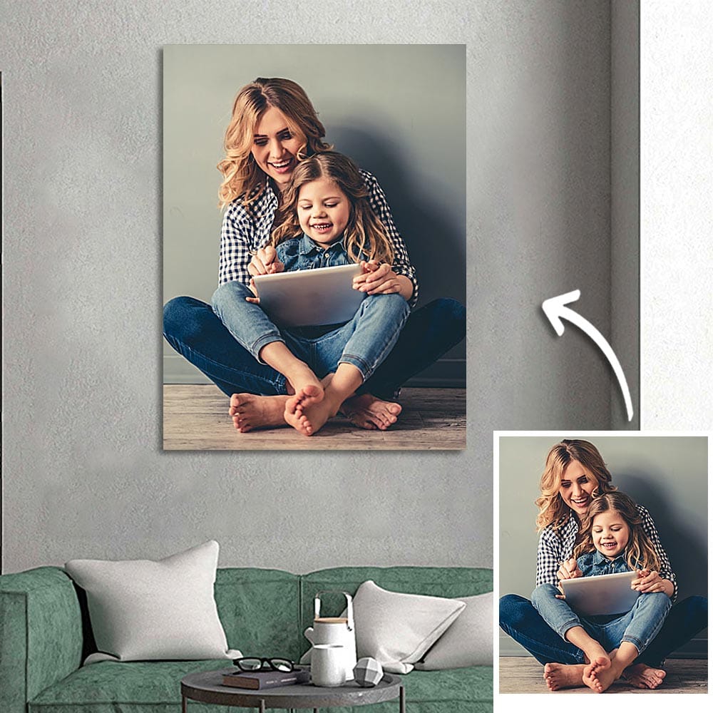 Custom Wall Decor Canvas Prints Photo Oil Painting 30*40cm Frameless