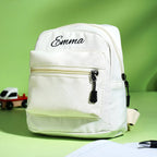 Personalized Mini Backpack with Name Simple School Bag Back to School Gift for Kids