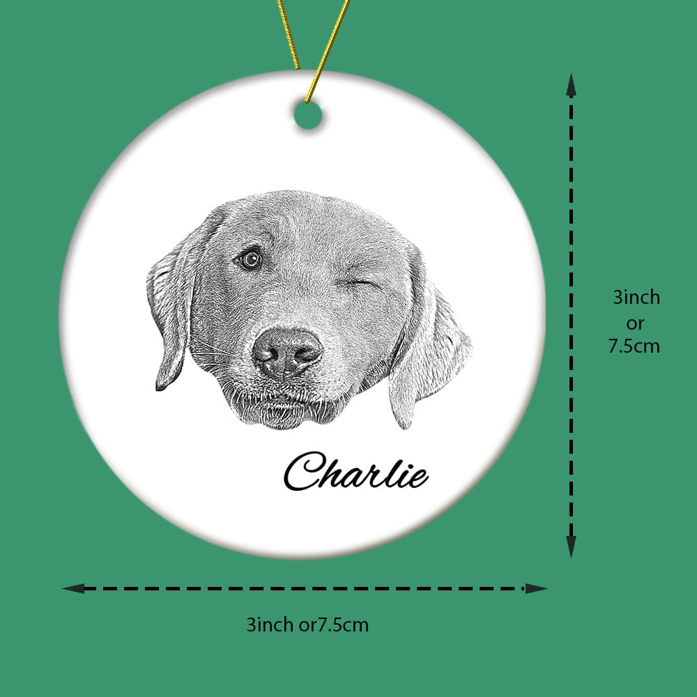 Ornament Memorial Tree Keepsake Christmas Sympathy Gift for Loss of Dog