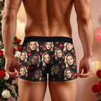 Personalized Face Boxer I Sucked It So It's Mine Men Underwear without Custom Belt Text Christmas Gift Personalized Photo Valentines Gift