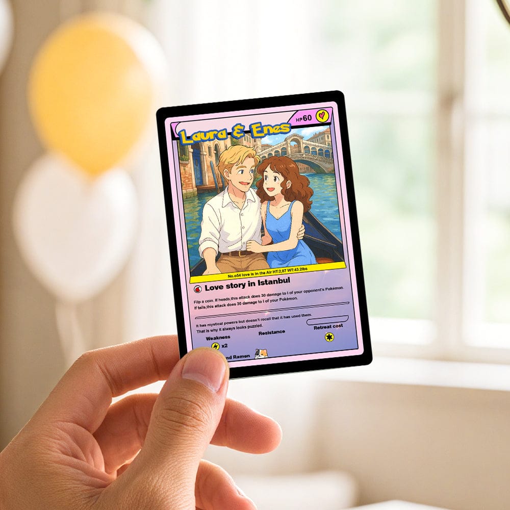 Custom Poke Card Gift For Couple Valentine's Day Gift Poke Card Custom Poke Present Anniversary Gift