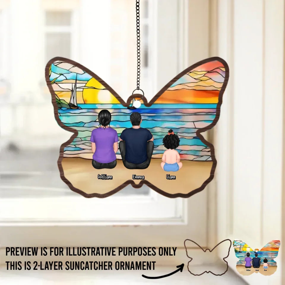personalized design suncatcher acrylic window remembrance decor 6in 15cm 15cm