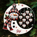 sweetheart of nana personalized acrylic ornament with custom details meaningful wall decor