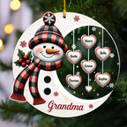 sweetheart of nana acrylic ornament personalized with custom details cozy home accent