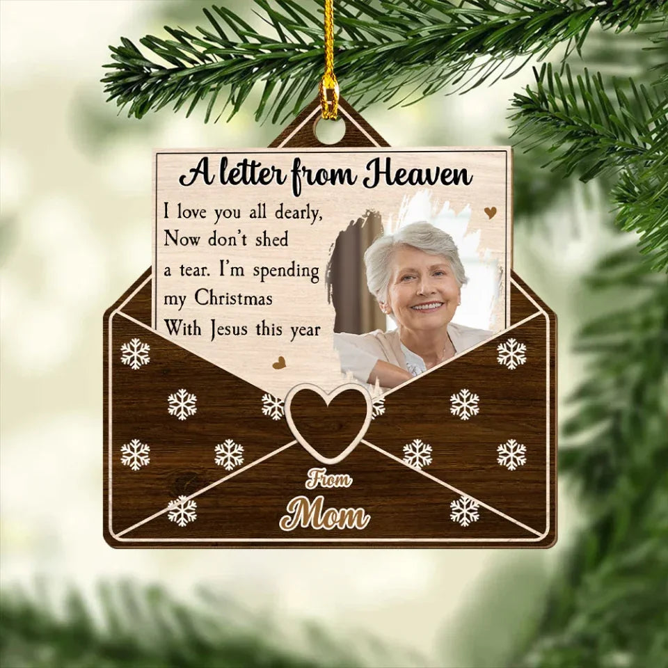 ornament personalized design wooden style keepsake display wood