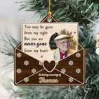 ornament wooden style personalized design holiday decor