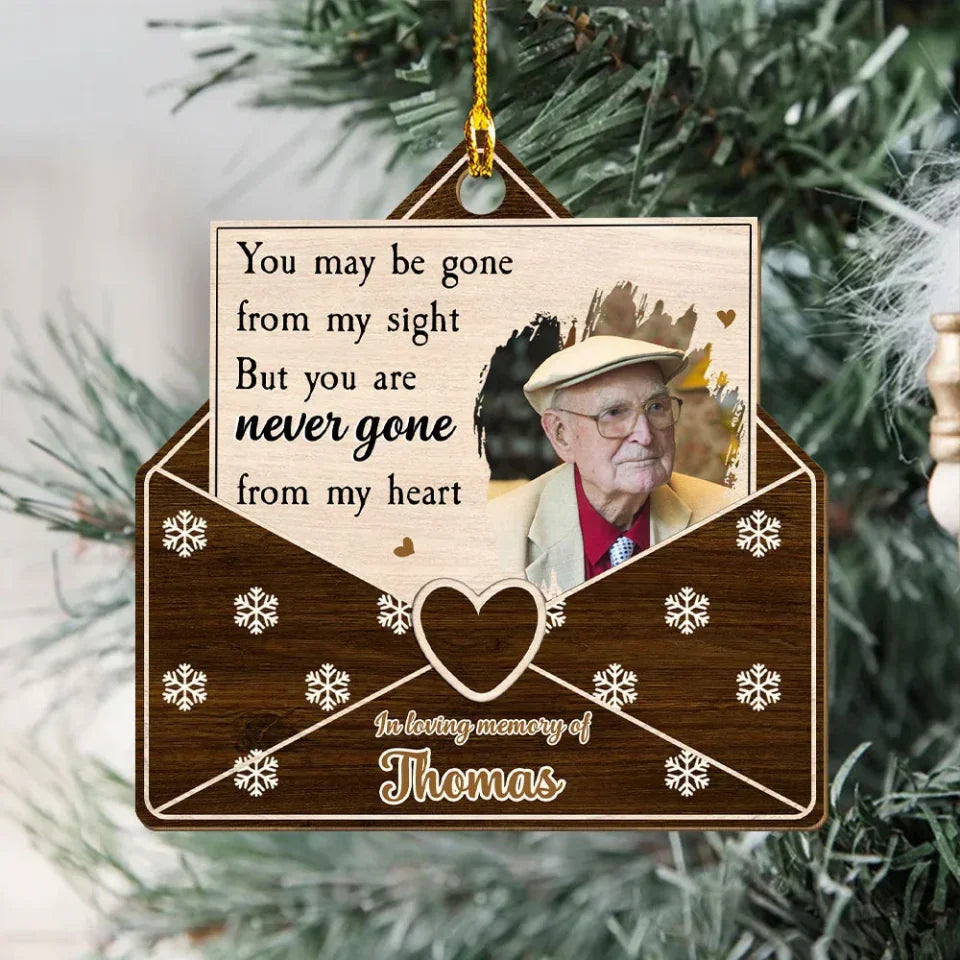 ornament wooden style personalized design holiday decor