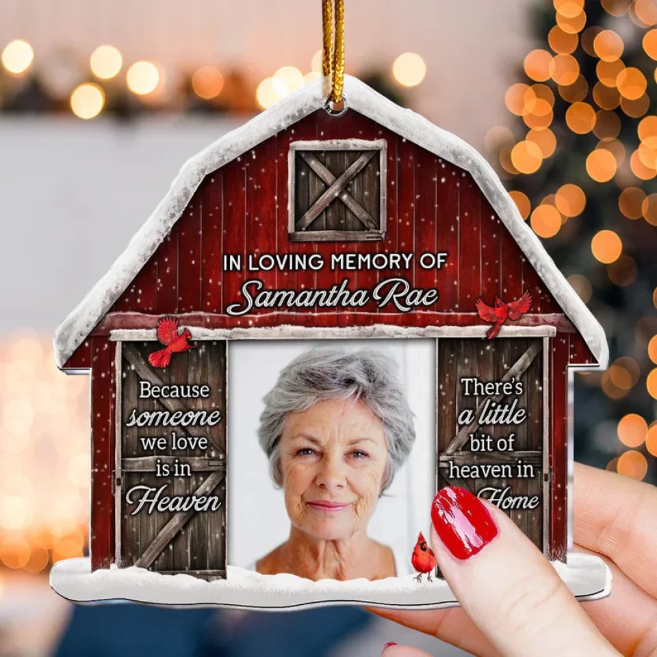ornament personalized photo with name acrylic keepsake keepsake display acrylic