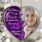 personalized photo with name ornament holiday decor