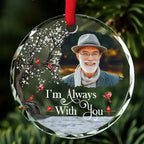 ornament personalized photo with name keepsake display crystal glass