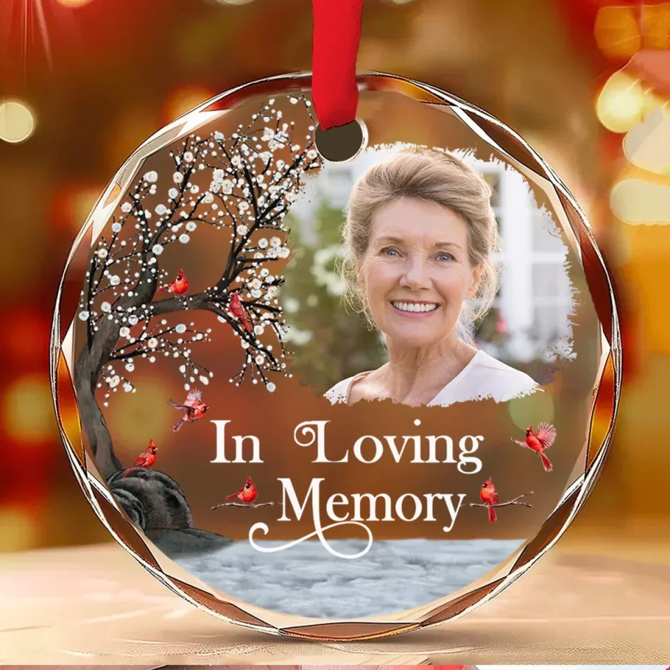 personalized photo with name ornament remembrance gift