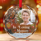 personalized photo with name ornament remembrance gift