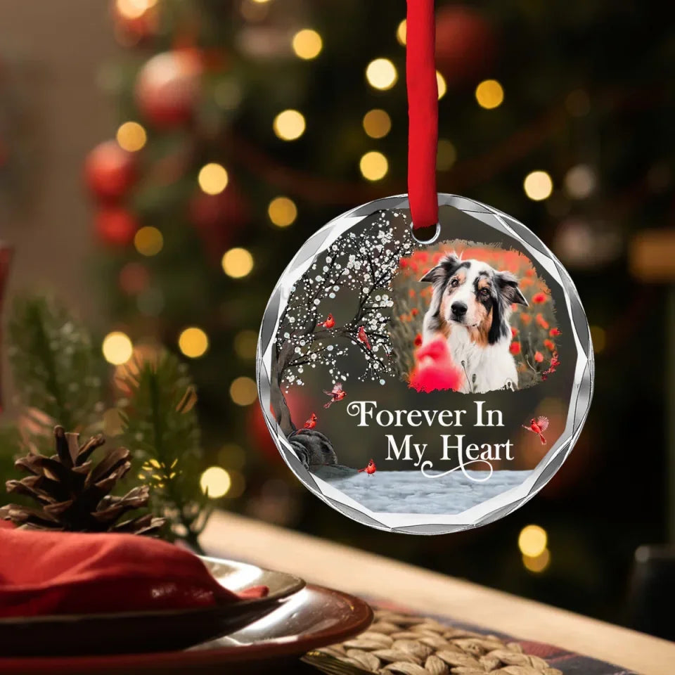 personalized photo with name ornament holiday decor