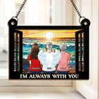 suncatcher personalized design acrylic memorial keepsake 4in 10cm 10cm