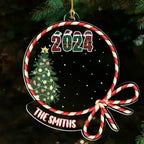 My Big Family Christmas圆圈蝴蝶结背景