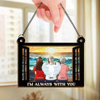 acrylic suncatcher personalized design window remembrance decor 8in 20cm 20cm