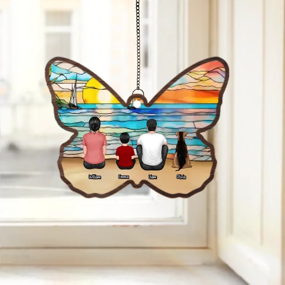 suncatcher personalized design acrylic memorial keepsake 4in 10cm 10cm