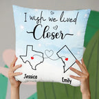 pillow personalized design gift for best friend