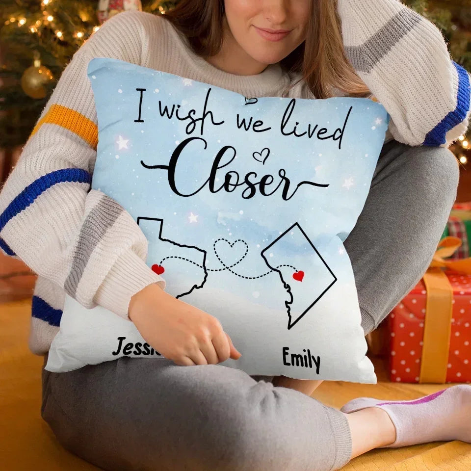 personalized design pillow gift for best friend