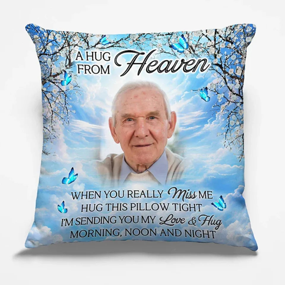 personalized photo pillow home remembrance square