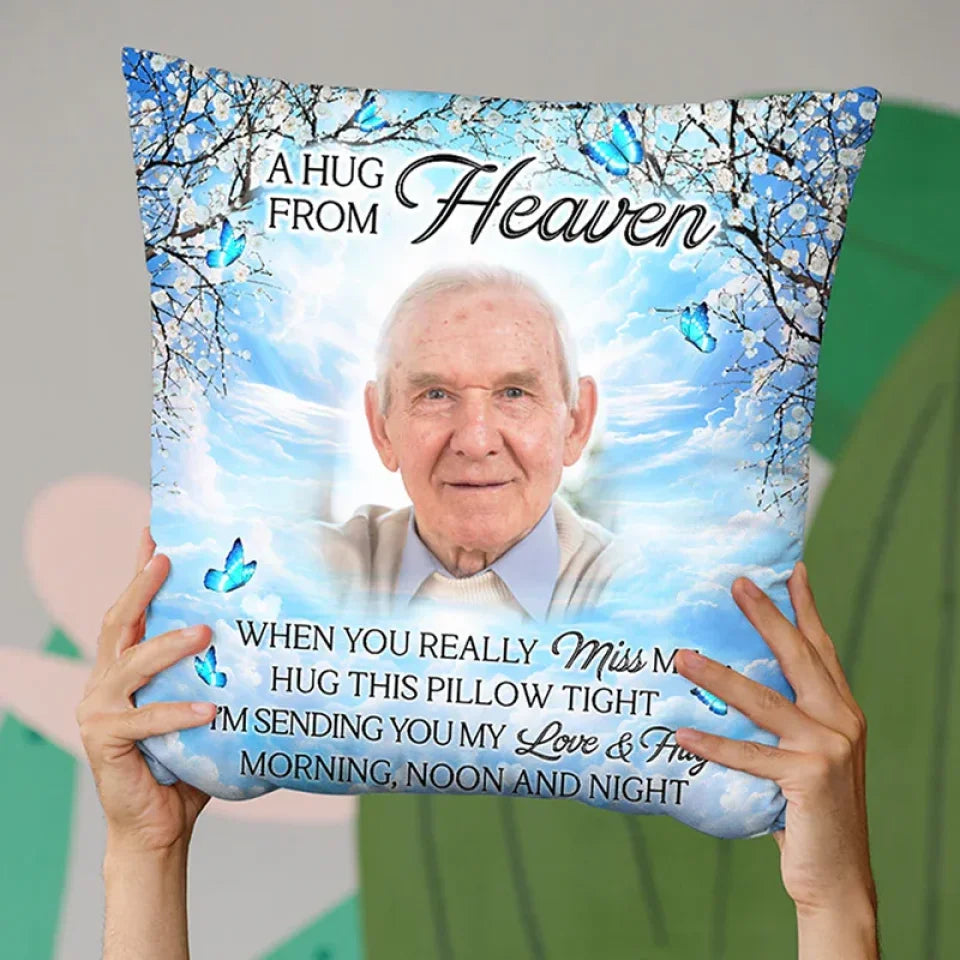 pillow personalized photo home remembrance