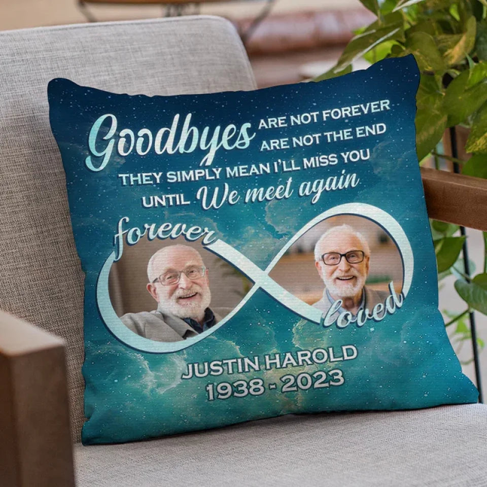pillow personalized photo comfort during grief orginal