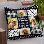 Square Pillow Personalized Photo Soft Photo Cushion