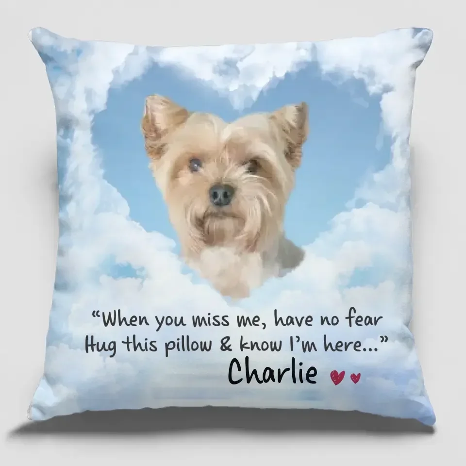 Square Pillow Personalized Photo Soft Photo Cushion