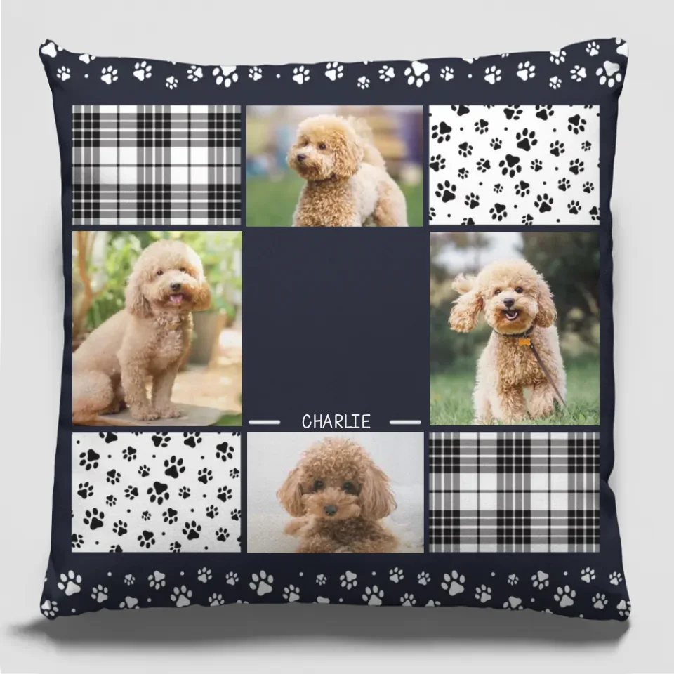 Pillow Soft Photo Cushion Sympathy Gift for Loss of Dog
