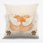 Pillow Soft Photo Cushion Personalized Photo Sympathy Gift for Loss of Dog
