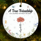circle ornament personalized design ceramic