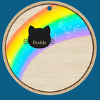 personalized cat photo ornament display keepsake loss of cat gift memorial