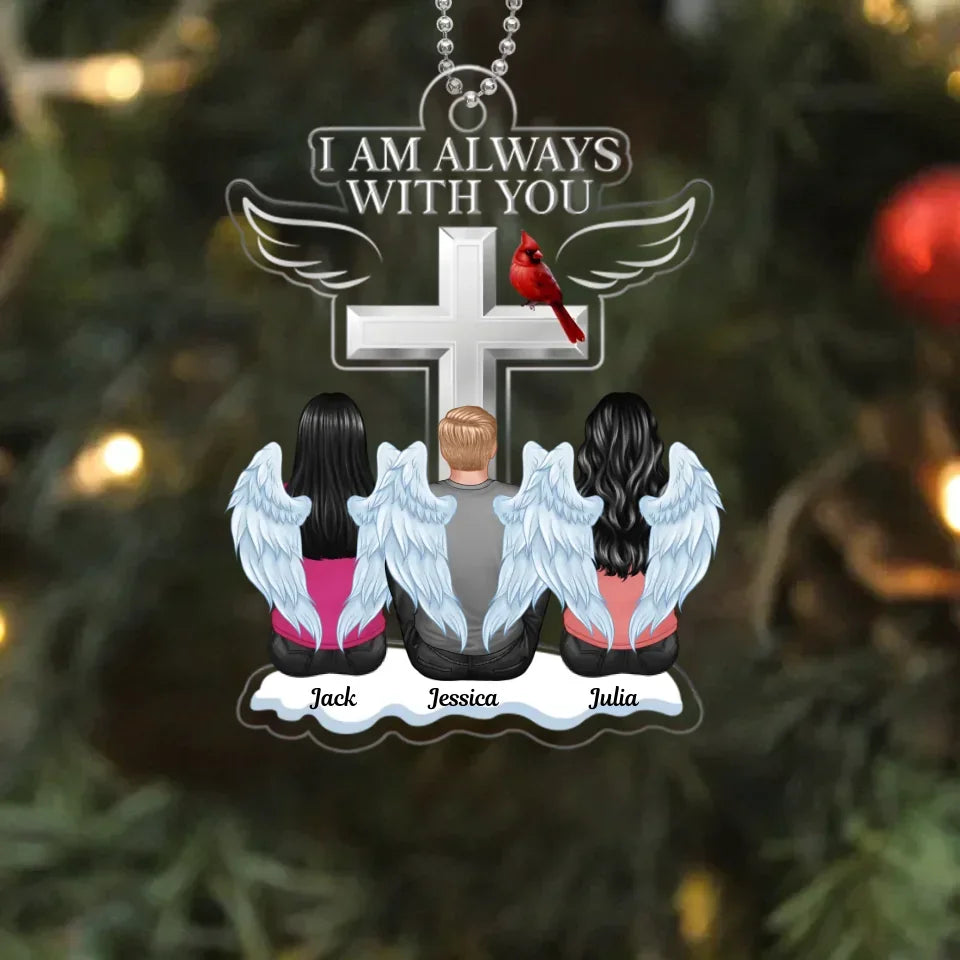acrylic keepsake cross ornament personalized design remembrance gift acrylic