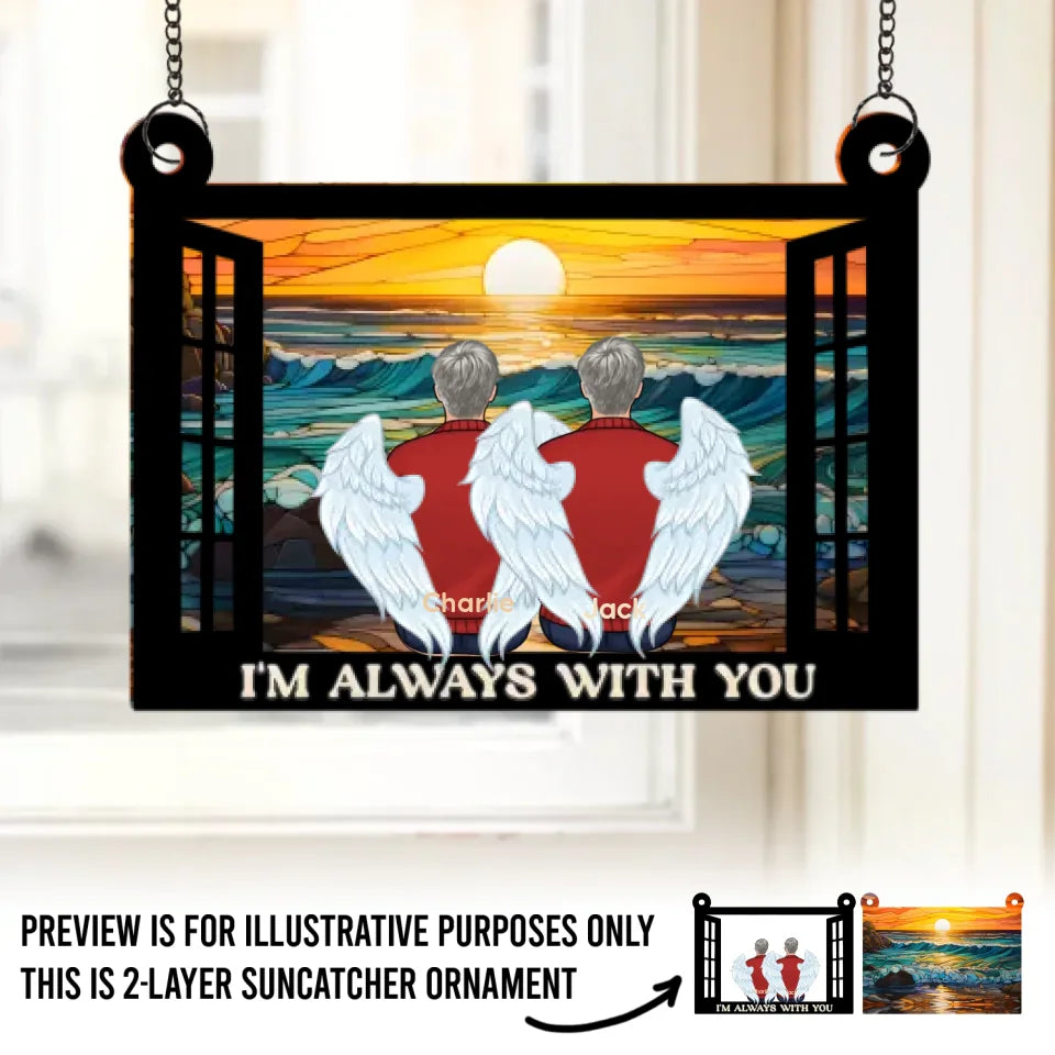 personalized design suncatcher acrylic memorial keepsake