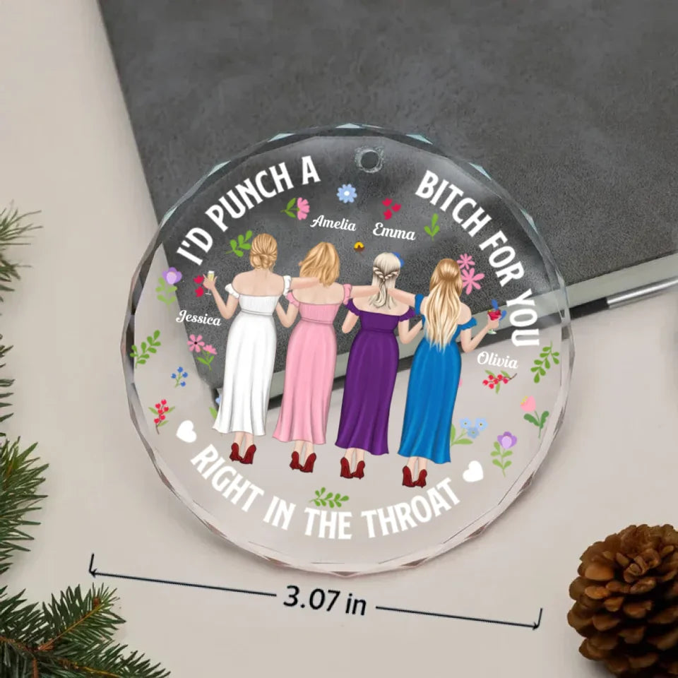 glass ornament gift for best friend