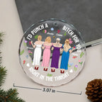 glass ornament gift for best friend