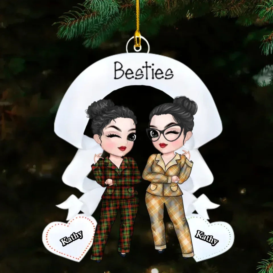 personalized design friends acrylic ornament christmas gift