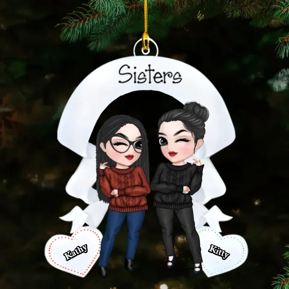 friends acrylic ornament christmas gift