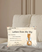 loss of dog gift pillow personalized photo comfort gift detail view