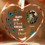 personalized photo with name ornament remembrance gift