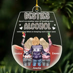 acrylic ornament personalized design gift for best friend