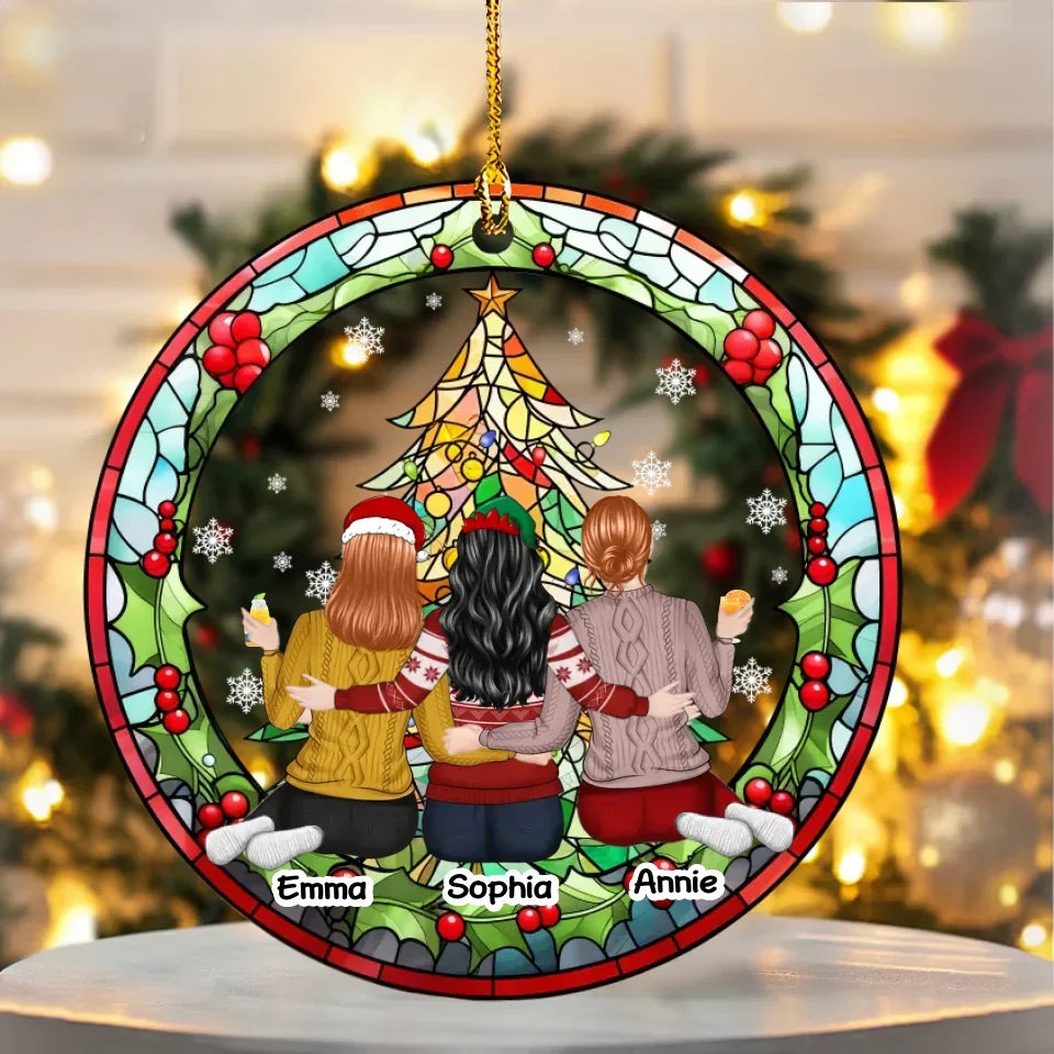 acrylic ornament personalized gift for daughter front view