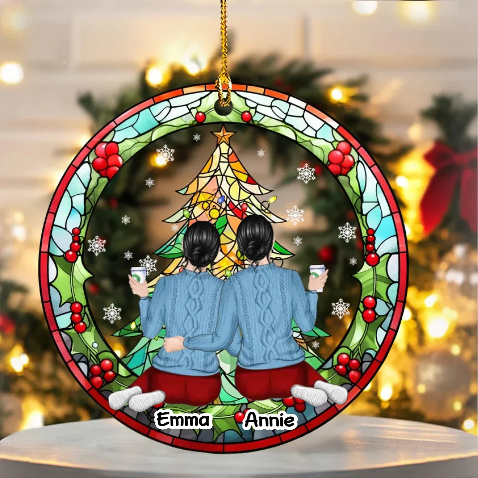 acrylic ornament gift for daughter personalized close up