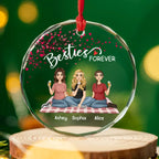 glass ornament personalized design gift for best friend