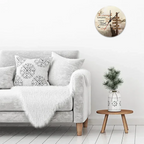 custom name wooden wall clock as a new home gift
